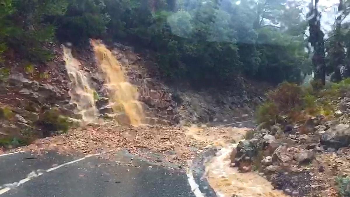 Borrasca Blas: un torrente desbordado y más de 80 incidentes