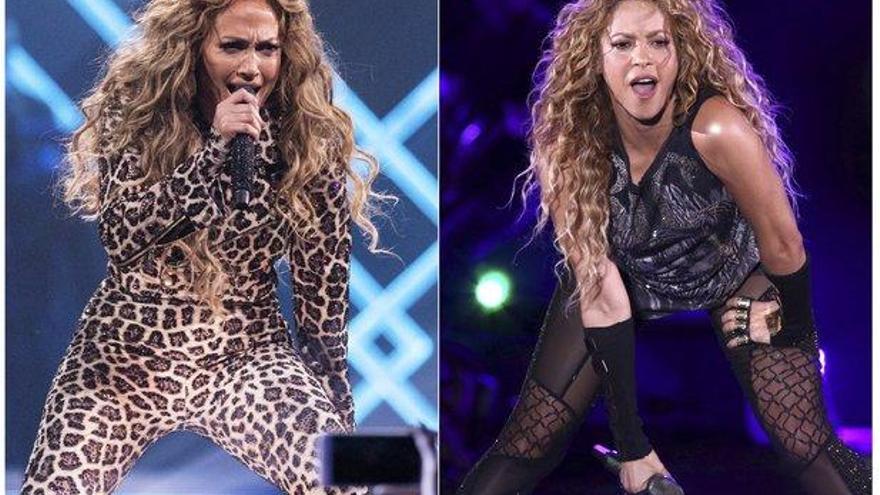 Jennifer Lopez y Shakira actuarán durante el descanso de la Super Bowl