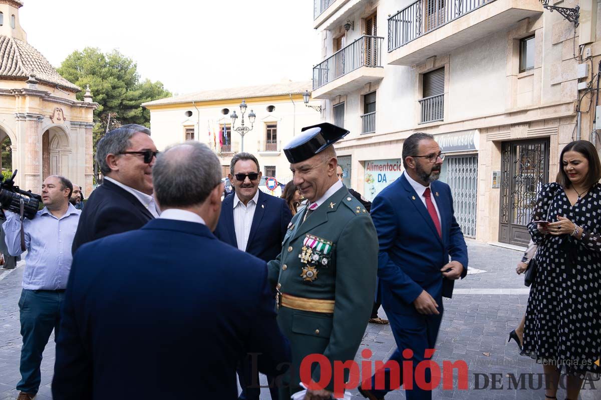 Celebración de la patrona de la Guardia Civil en Caravaca