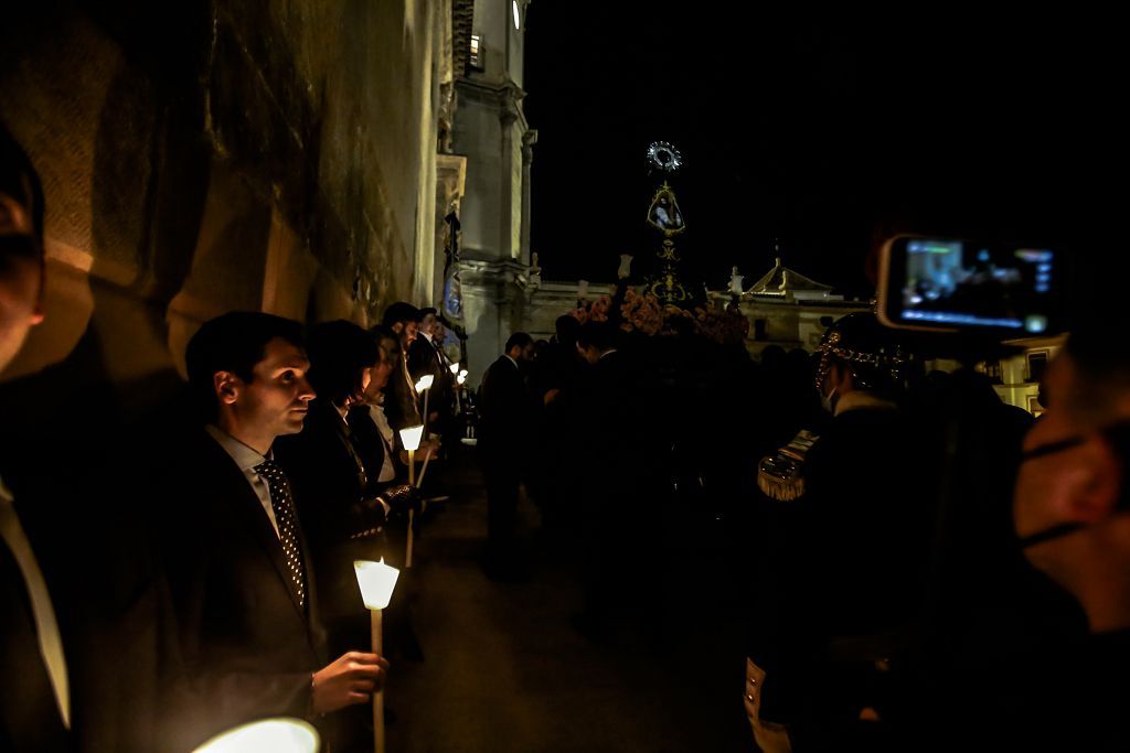 Semana Santa de Lorca 2022: Virgen de la Soledad del Paso Negro, iglesia y procesión