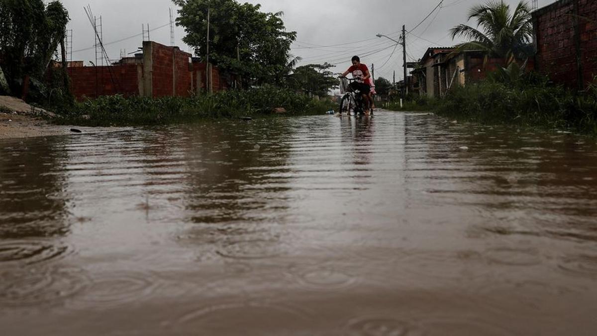 Inundaciones en Rio de Janeiro.