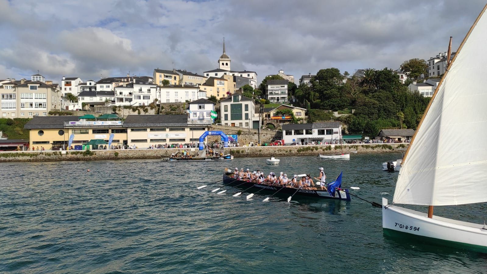 Castropol acoge la XXXIII Bandera Princesa de Asturias de Traineras