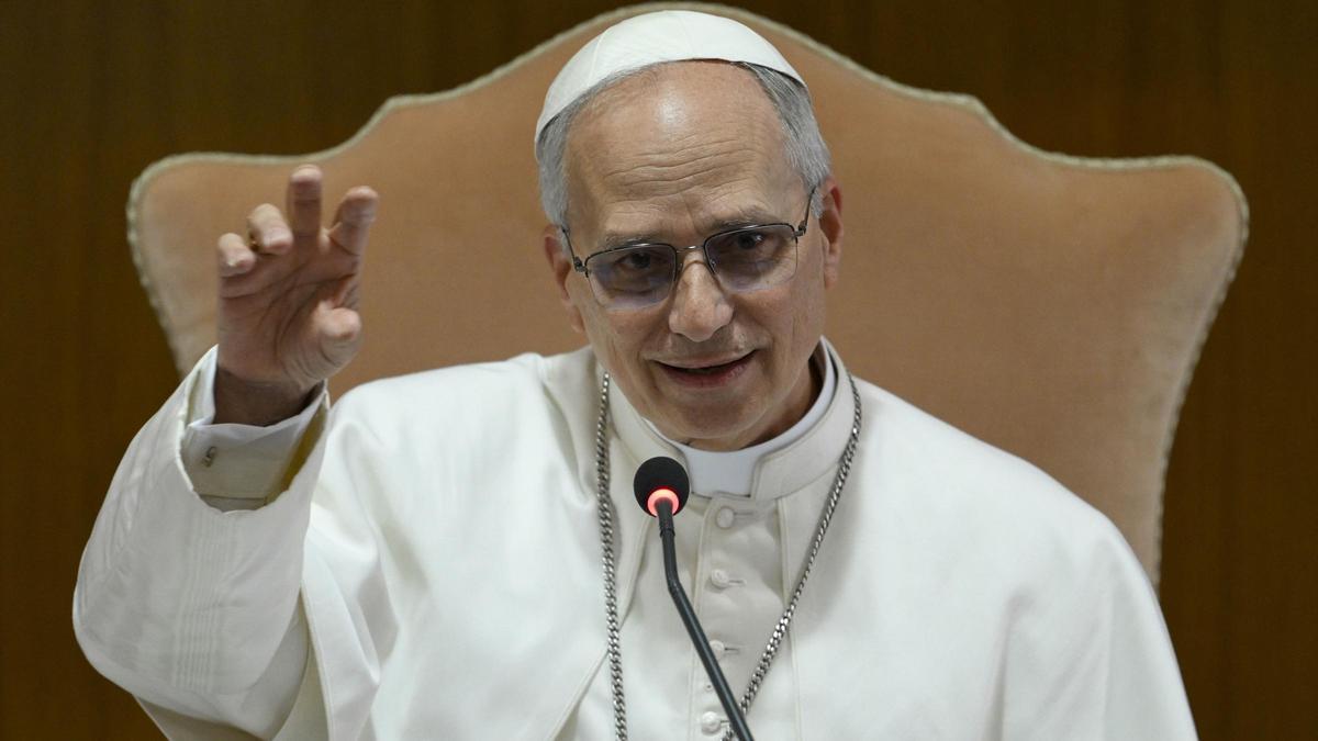 El momento en el que el papa León XIV explica la elección de su nombre