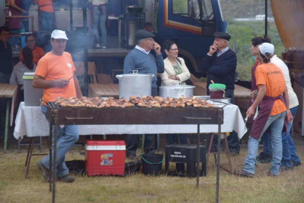 Momentos de la romería de "La Riberinha".