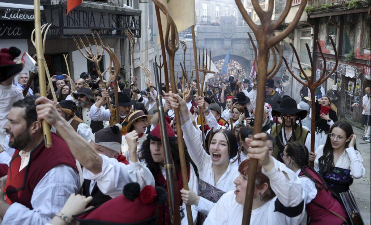 Celebración de la Reconquista, en el Casco Vello.