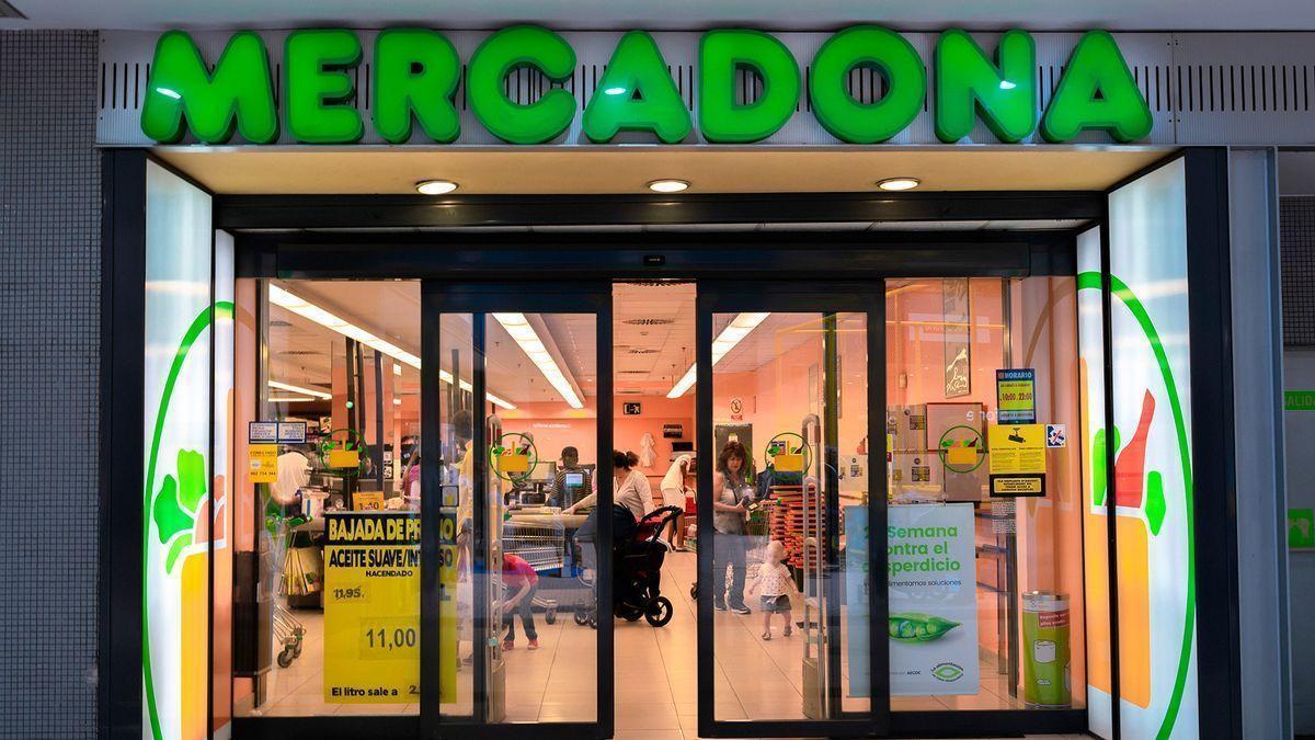 Exterior de un Mercadona.