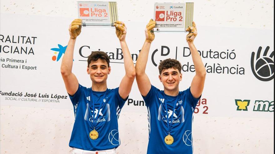 Diego López y Àlvaro Mañas se proclamen campions de la Lliga CaixaBank d’escala i corda Pro2