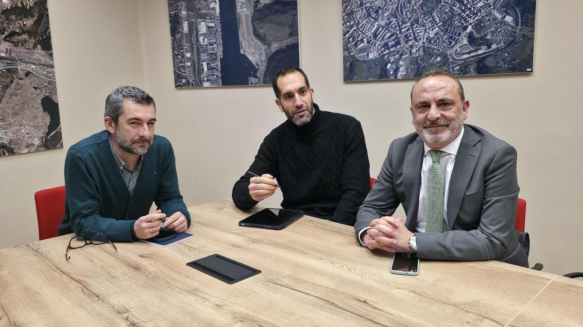 Manuel Campa, David Pérez Pancho y Alberto Núñez