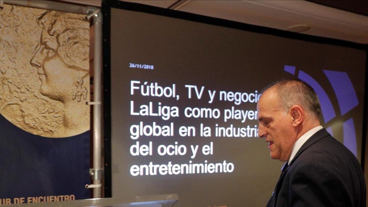 Javier Tebas asume que no habrá Giron - FC Barcelona en Miami