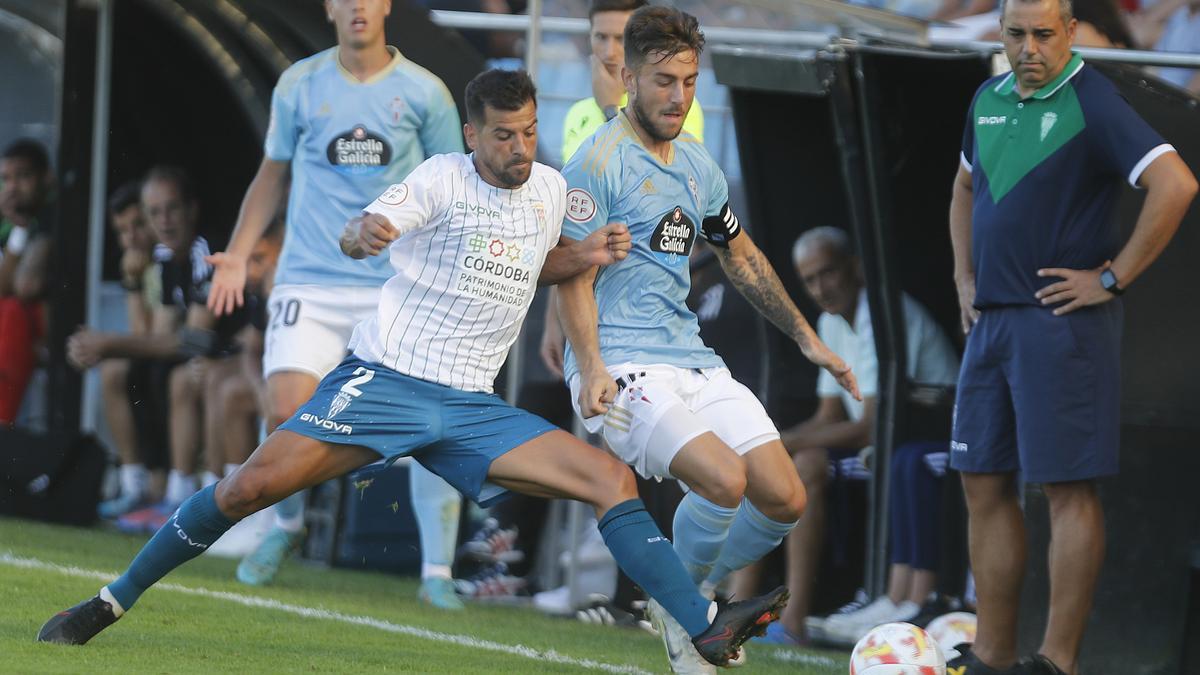 Losada, en el encuentro contra el Córdoba.