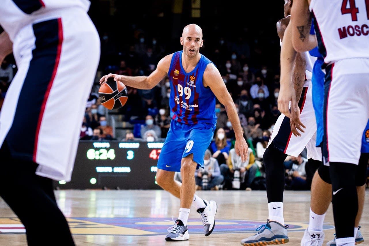 Calathes, antes de lesionarse ante el CSKA.