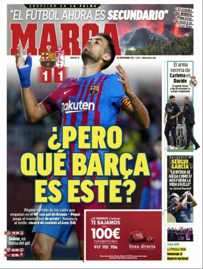 Las portadas de la prensa deportiva de hoy