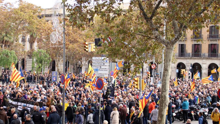 Milers de persones es manifesten a Barcelona contra la reforma del Codi Penal