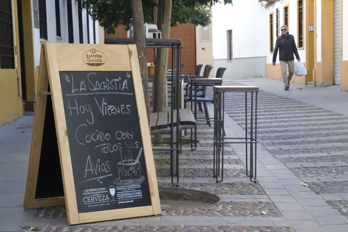 Taberna La Sacristía, en el barrio de Santa Marina.