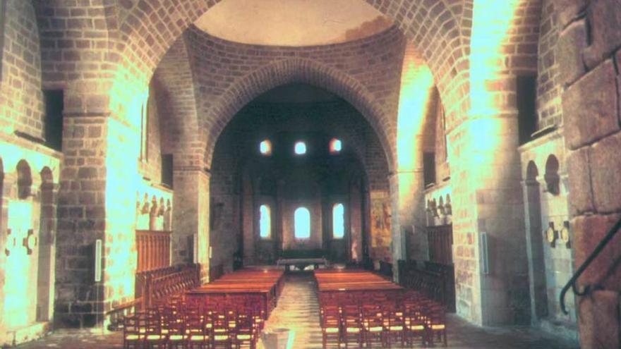 La abadía de Solignac, fundada por San Eloy.