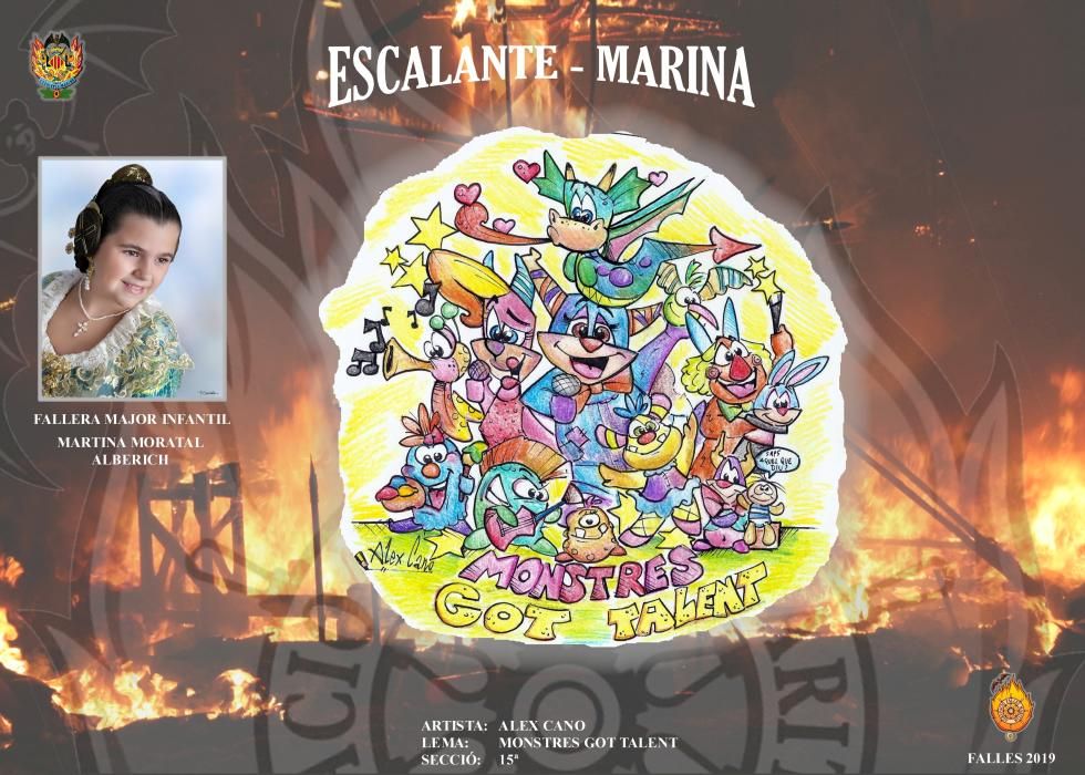 Conoce todos los proyectos de Fallas 2019 en el Marítimo