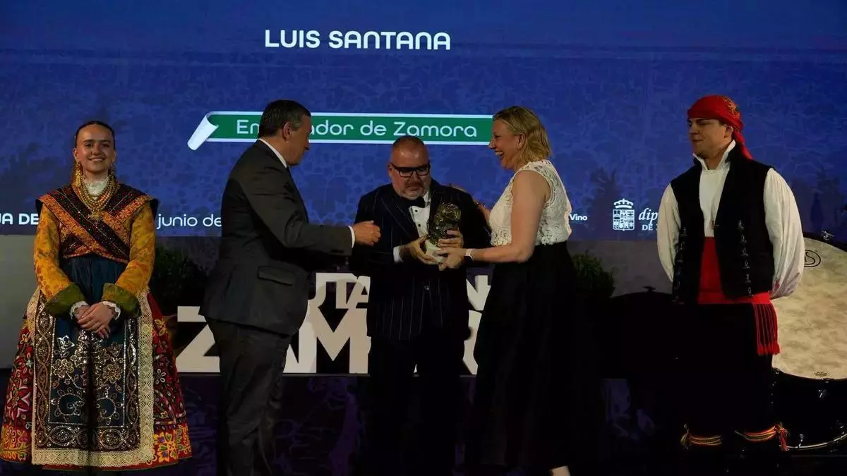 El lema de Luis Santana pone voz a todos los ganadores del Día de la Provincia: "Zamora somos todos"