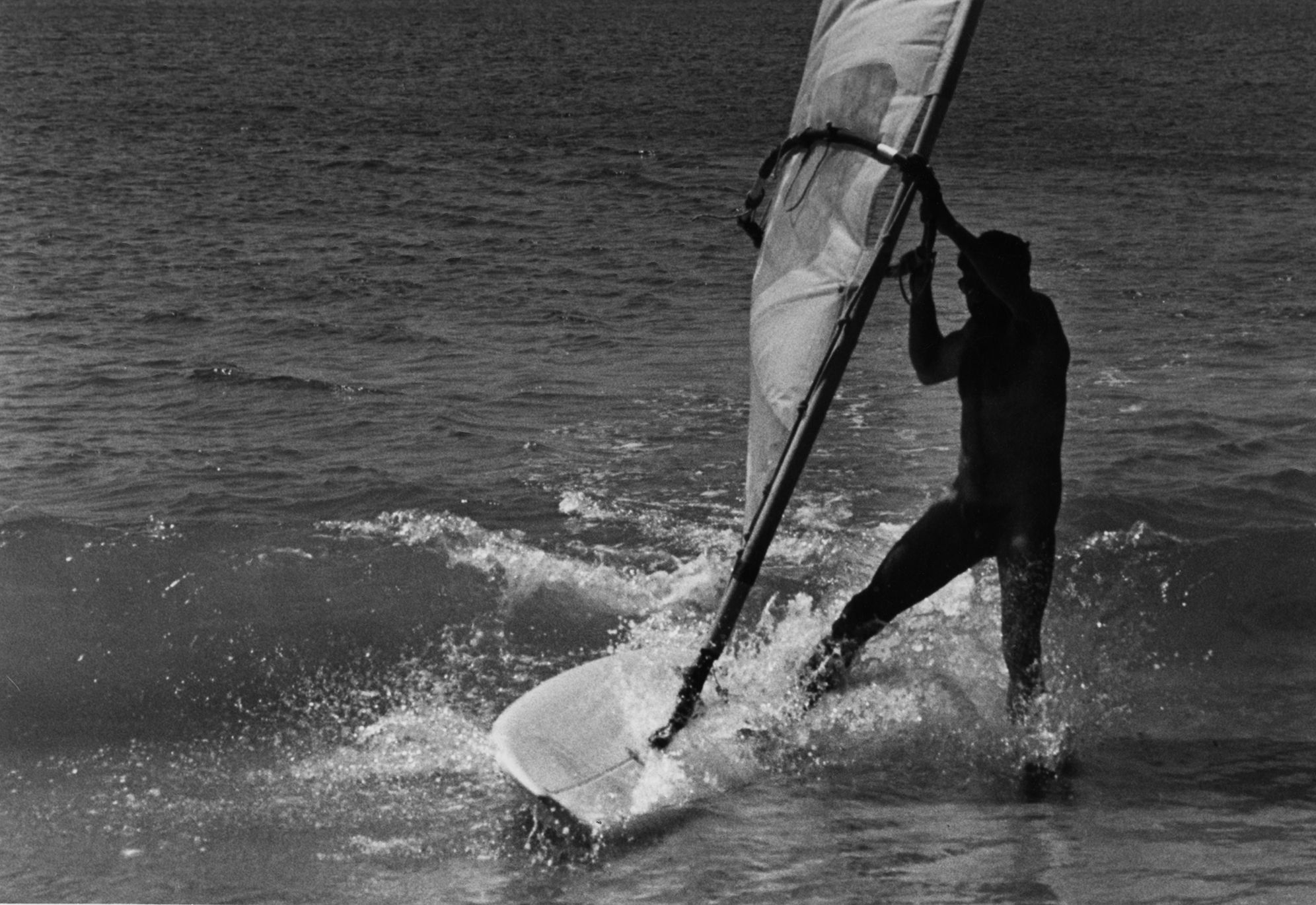 La playa de Barra, en Cangas, en los años 80