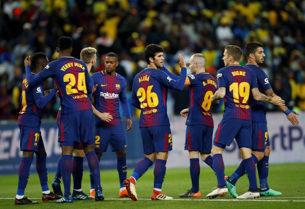 El Barça-Mamelodi Sundowns, en imatges