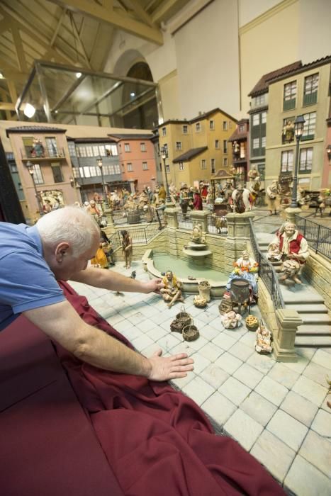 Belén ambientado en la ciudad de Oviedo