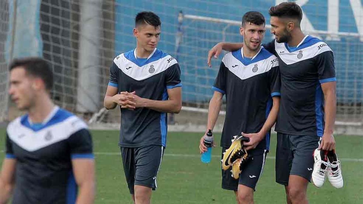 Marc Navarro, en el entrenamiento