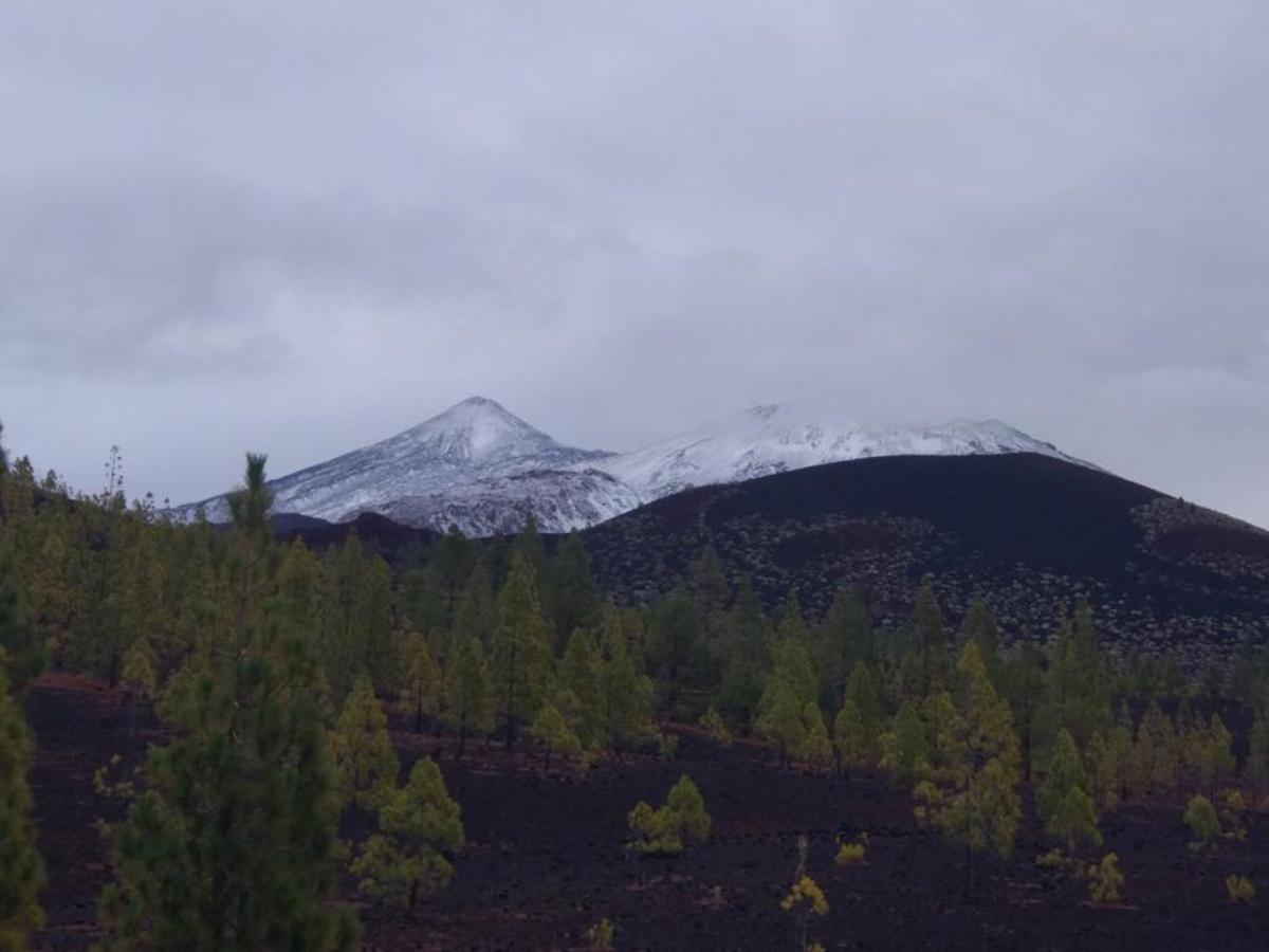 Nieve en el Teide, noviembre de 2018