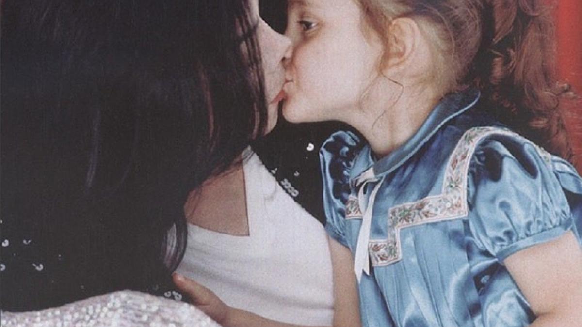 Michael Jackson con su hija Paris