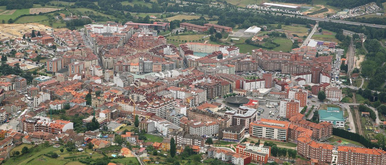 Vista aérea de Siero