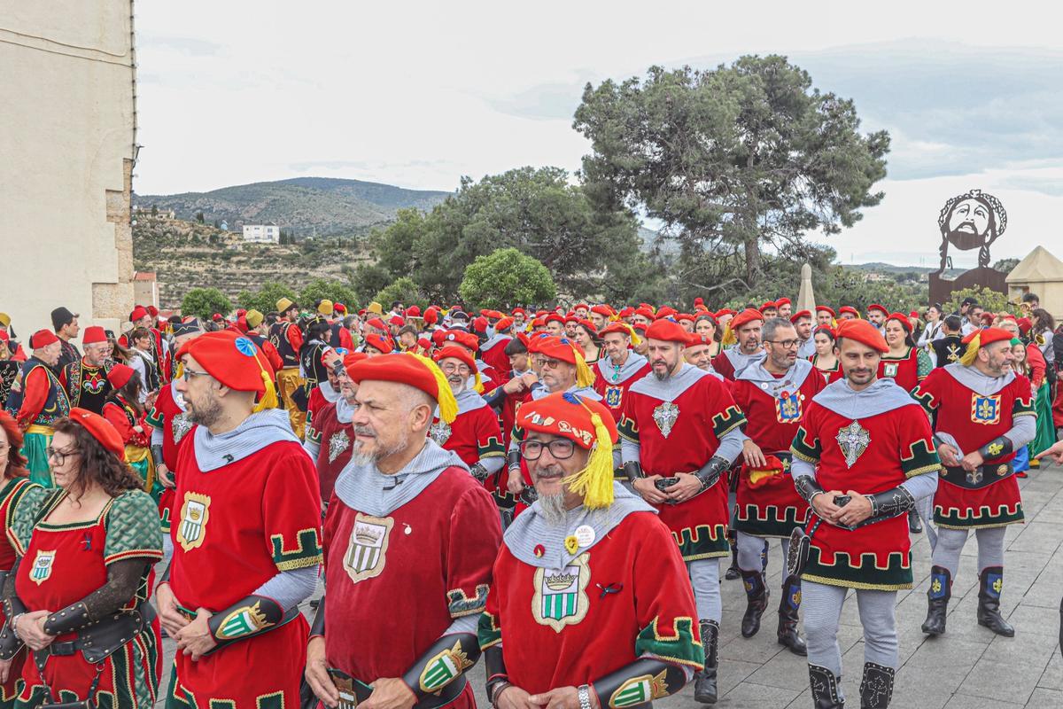 Así ha sido la bajada del San Bonifacio, Mártir de la ermita en Petrer
