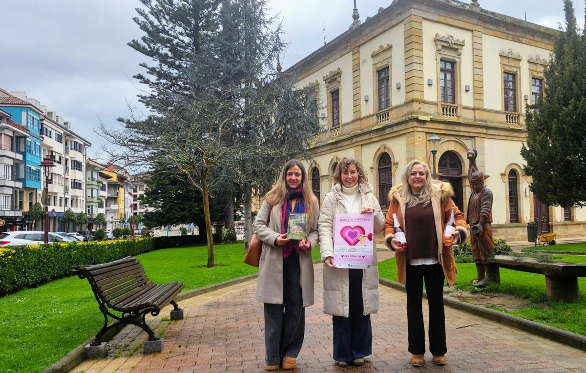 Por la izquierda, Elena Fernández, Rocío Vega y Lucía Llera.