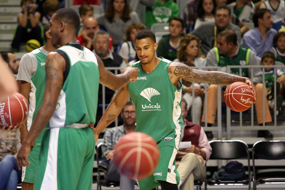 El Unicaja abre su entrenamiento al público