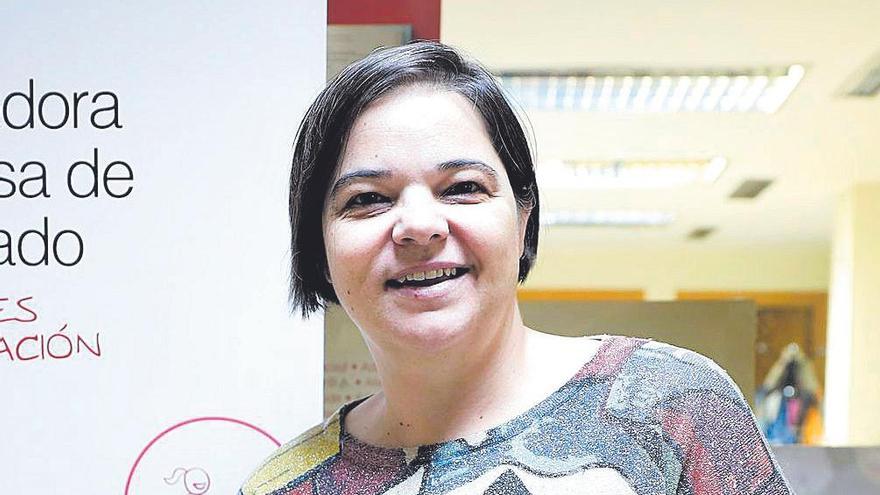 Marga Lambán, responsable de proyectos de la Coordinadora Aragonesa de Voluntariado