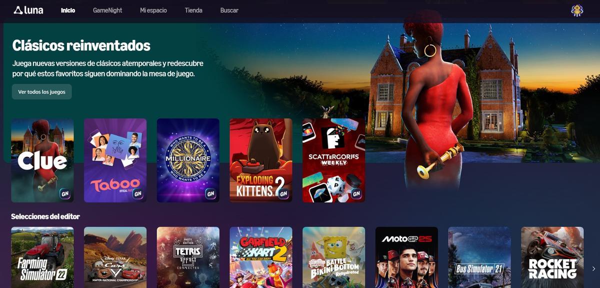 Juegos que ofrece Amazon Luna
