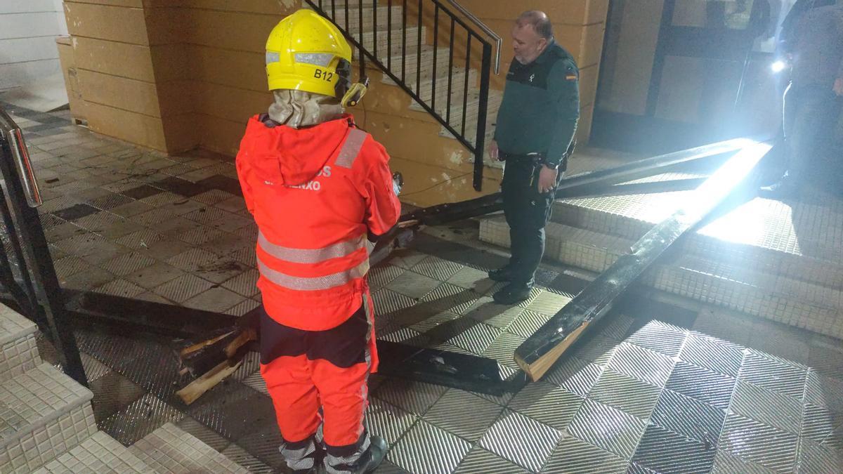 Emerxencias de Sanxenxo, en el cuartel de la Guardia Civil