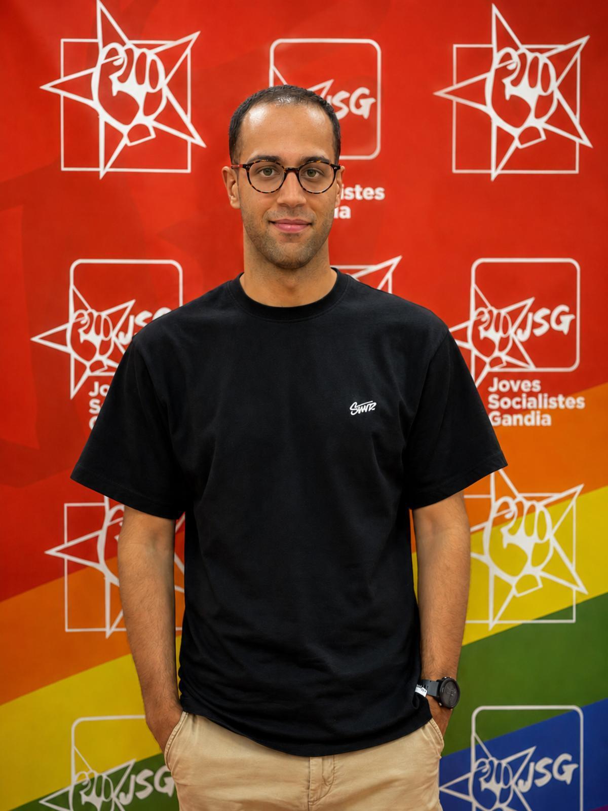 El dirigente de Joves Socialistes de Gandia, Héctor Giner