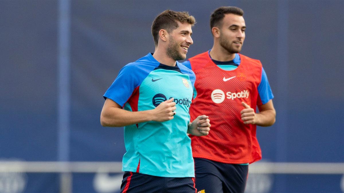 Sergi Roberto: "Estoy cobrando como si hubiese subido del Barça B"