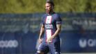 Sergio Ramos, durante un amistoso de pretemporada con el PSG