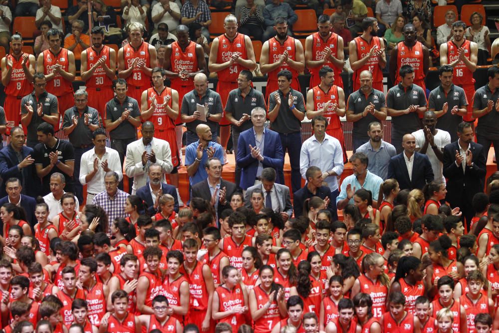 Todas las imágenes de la emotiva presentación del Valencia Basket 2016/17