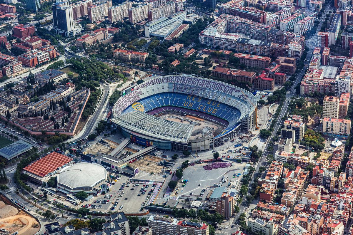 Las obras en Barcelona desde el aire