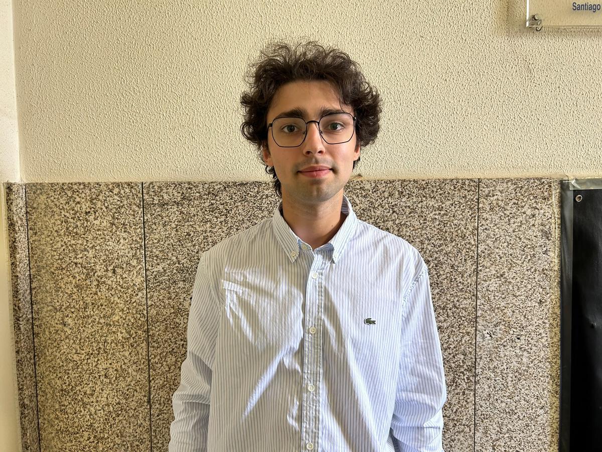 O estudante de galego ruso Nikitas Ioaquim.
