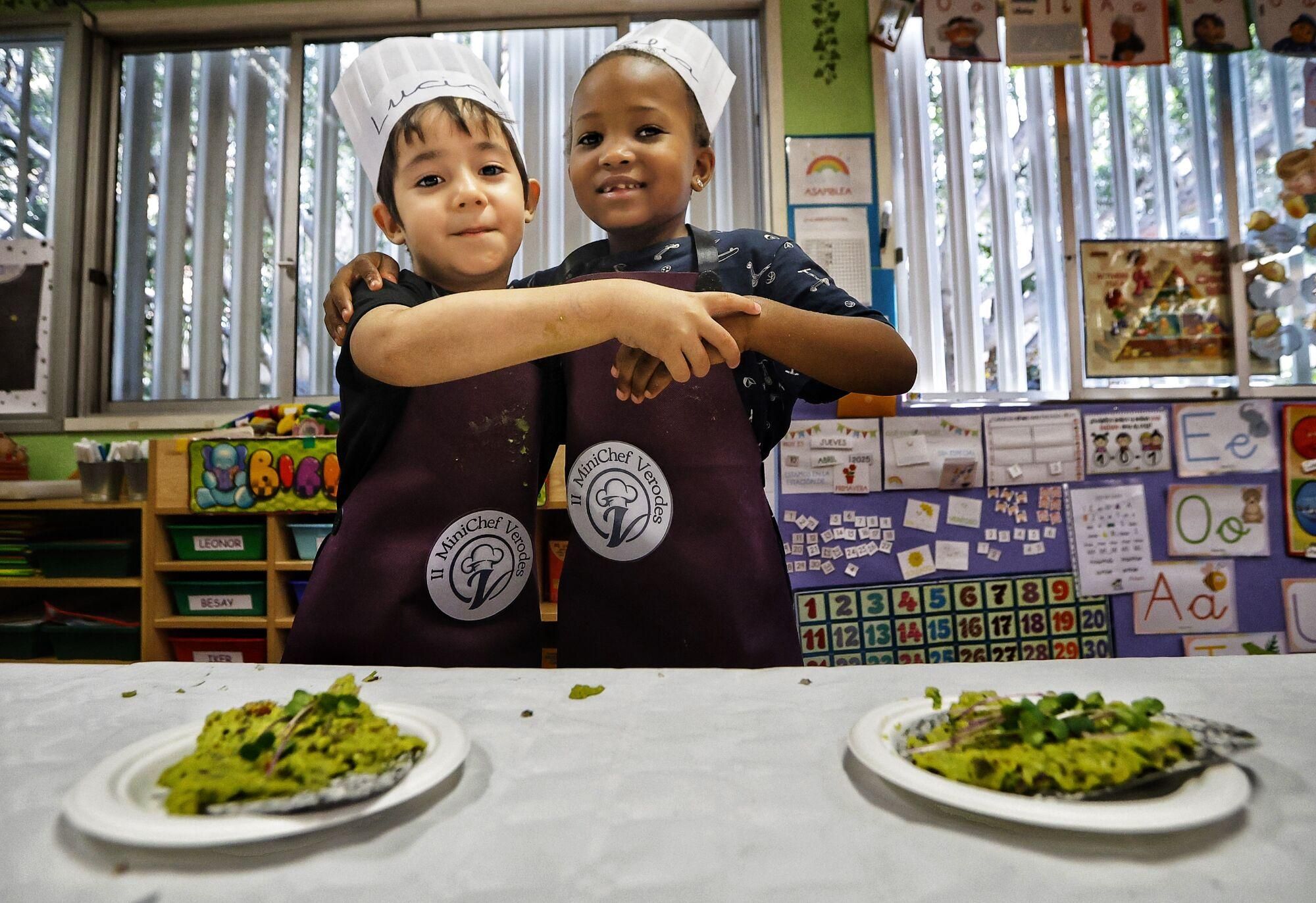 'Minichefs' en el colegio Los Verodes de Santa Cruz.