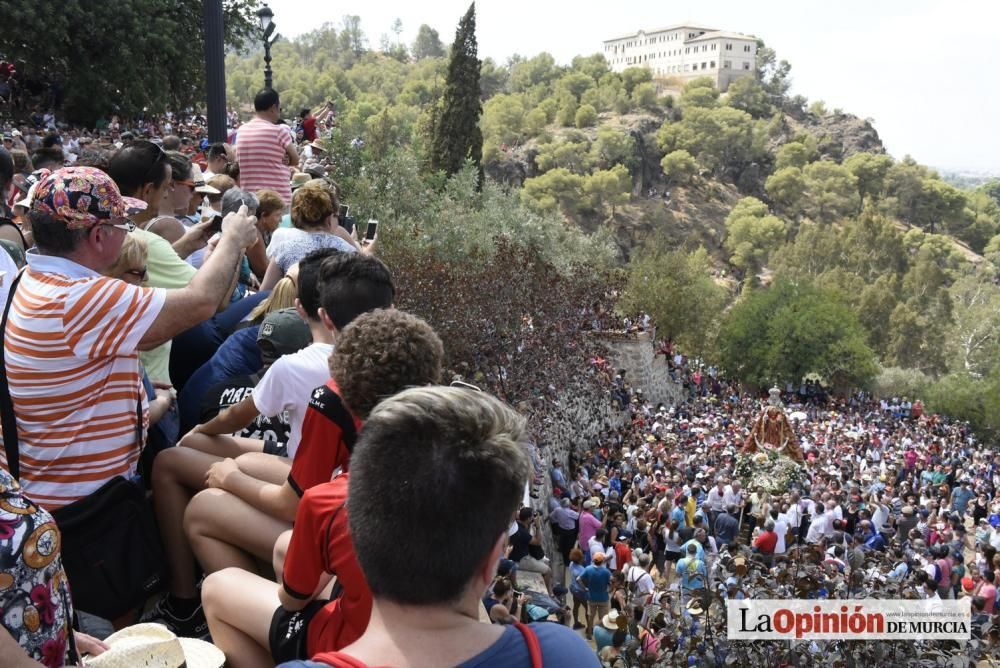 Romería de la Virgen de la Fuensanta: Llegada al S