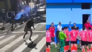 Suspendido el Güímar-Sporting Hortaleza de Copa del Rey por incidentes violentos graves