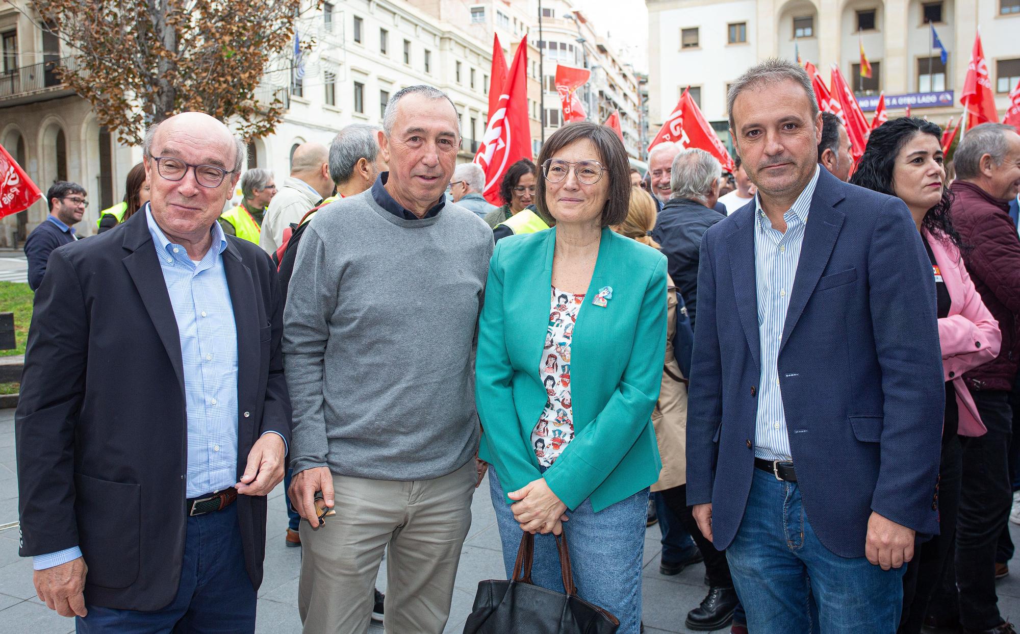 Concentración para reclamar una financiación justa para la provincia de Alicante