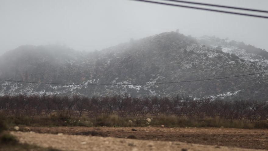 Nieve en Moratalla