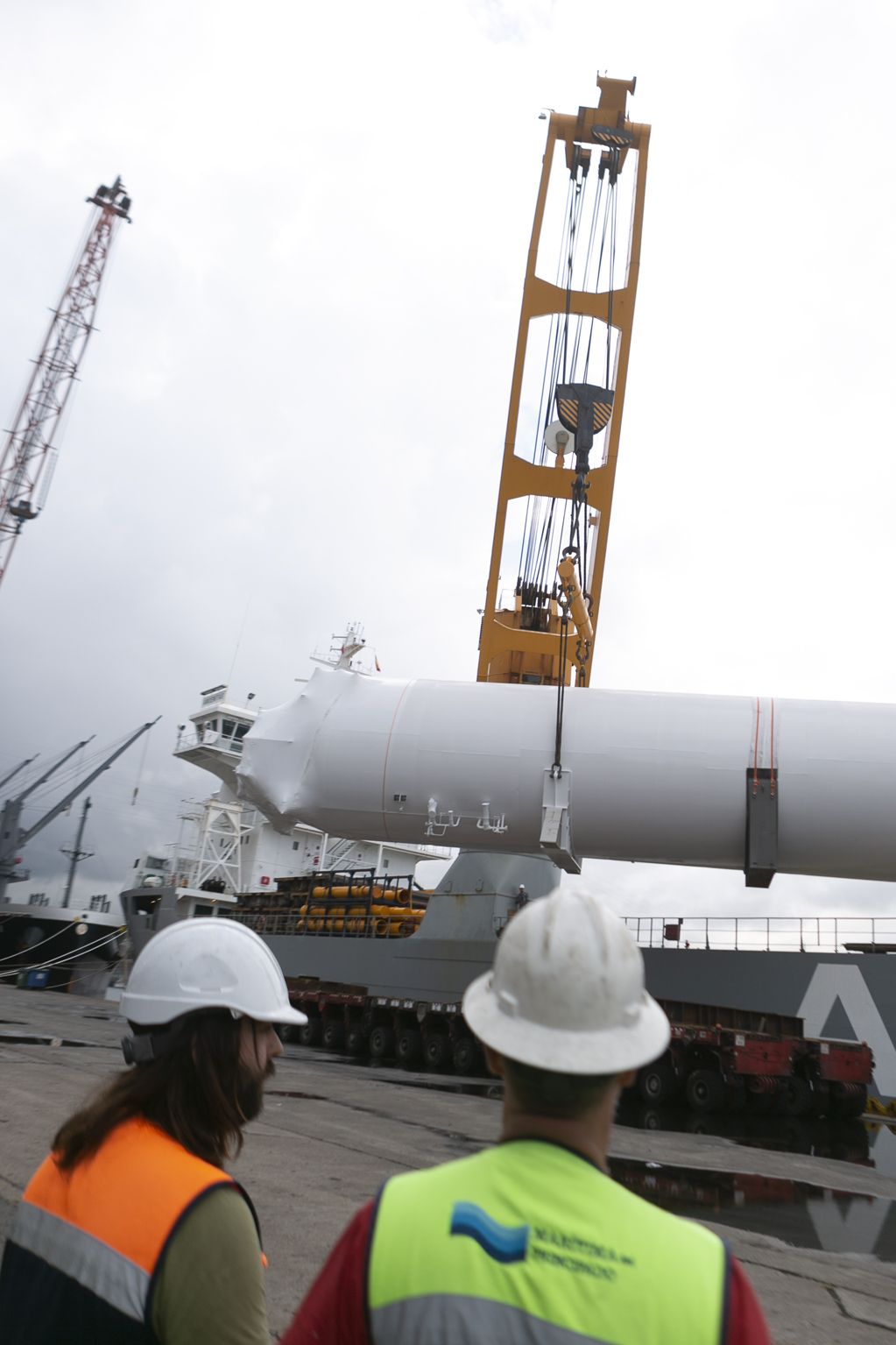 EN IMÁGENES: Idesa expide cuatro tanques para la mayor terminal española de gas para buques, en Algeciras