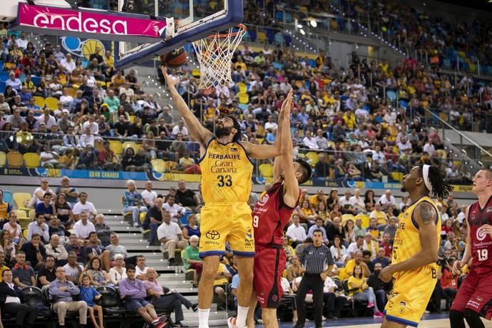 26.09.19. Las Palmas de Gran Canaria. Baloncesto ACB Liga Endesa temporada 2019/20. Herbalife Gran Canaria -  C. Zaragoza. Gran Canaria Arena . Foto Quique Curbelo  | 26/09/2019 | Fotógrafo: Quique Curbelo