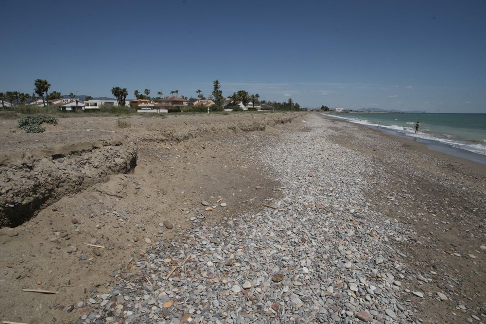 Estado de las playas al norte de Sagunt en vísperas de la temporada de baño