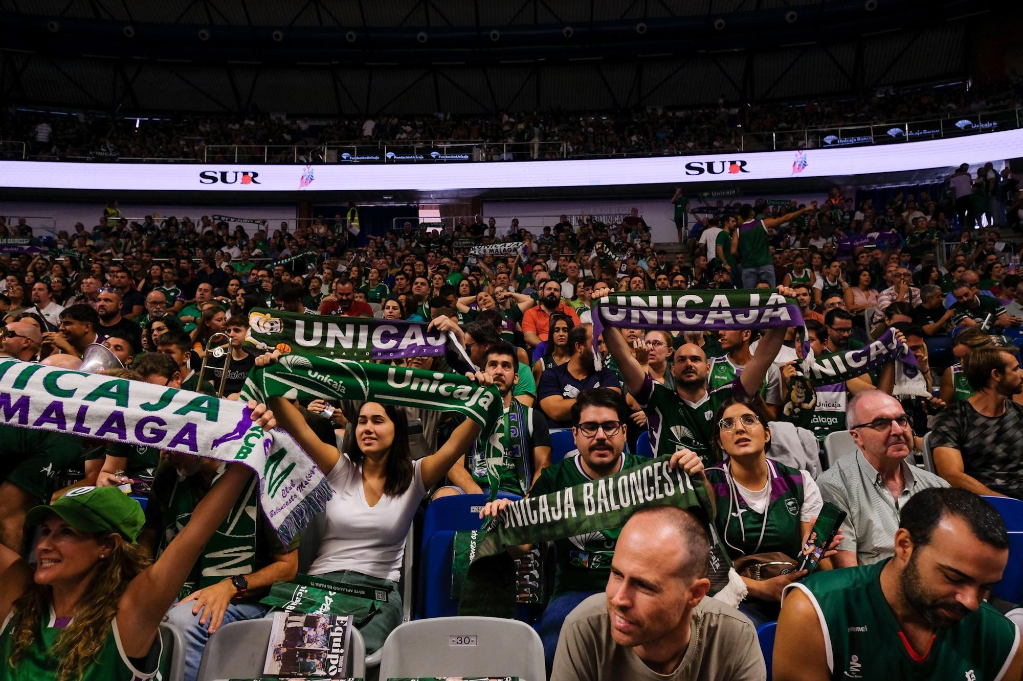 El Unicaja - Real Madrid de la Liga Endesa, en imágenes