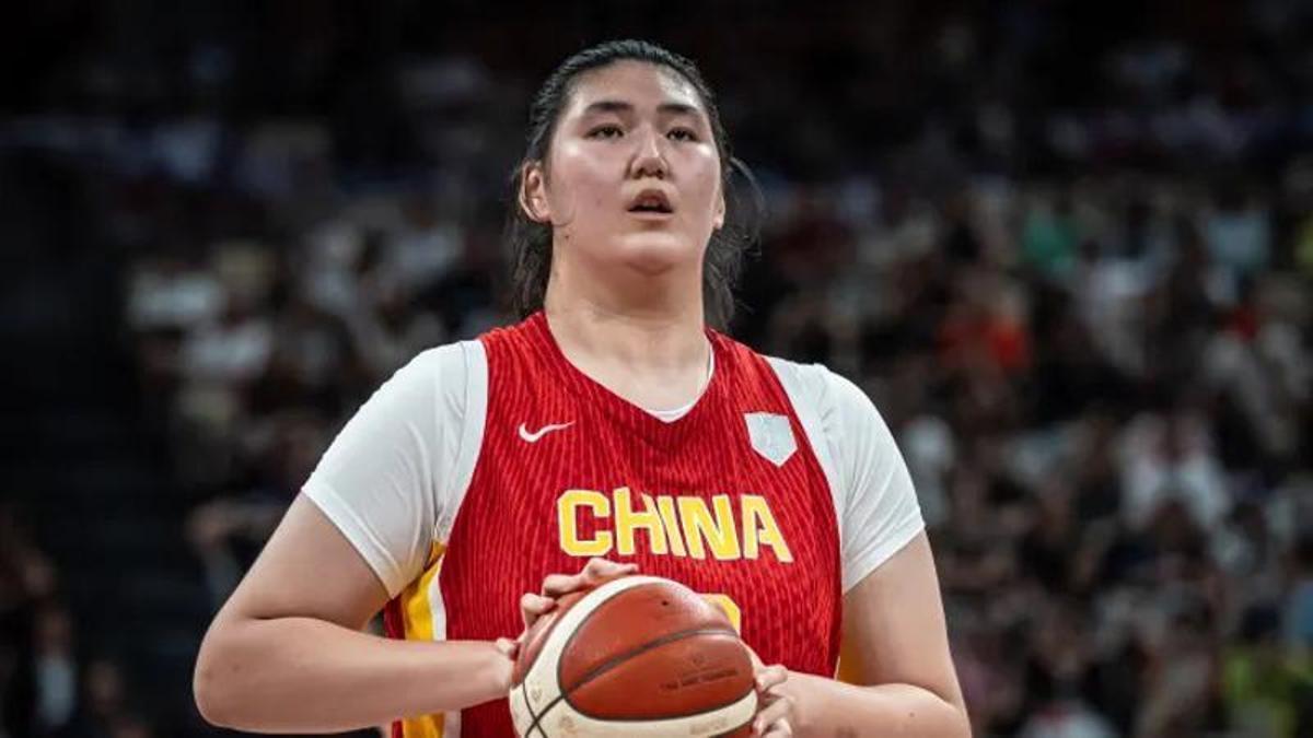 La pívot china Zhang Ziyu.